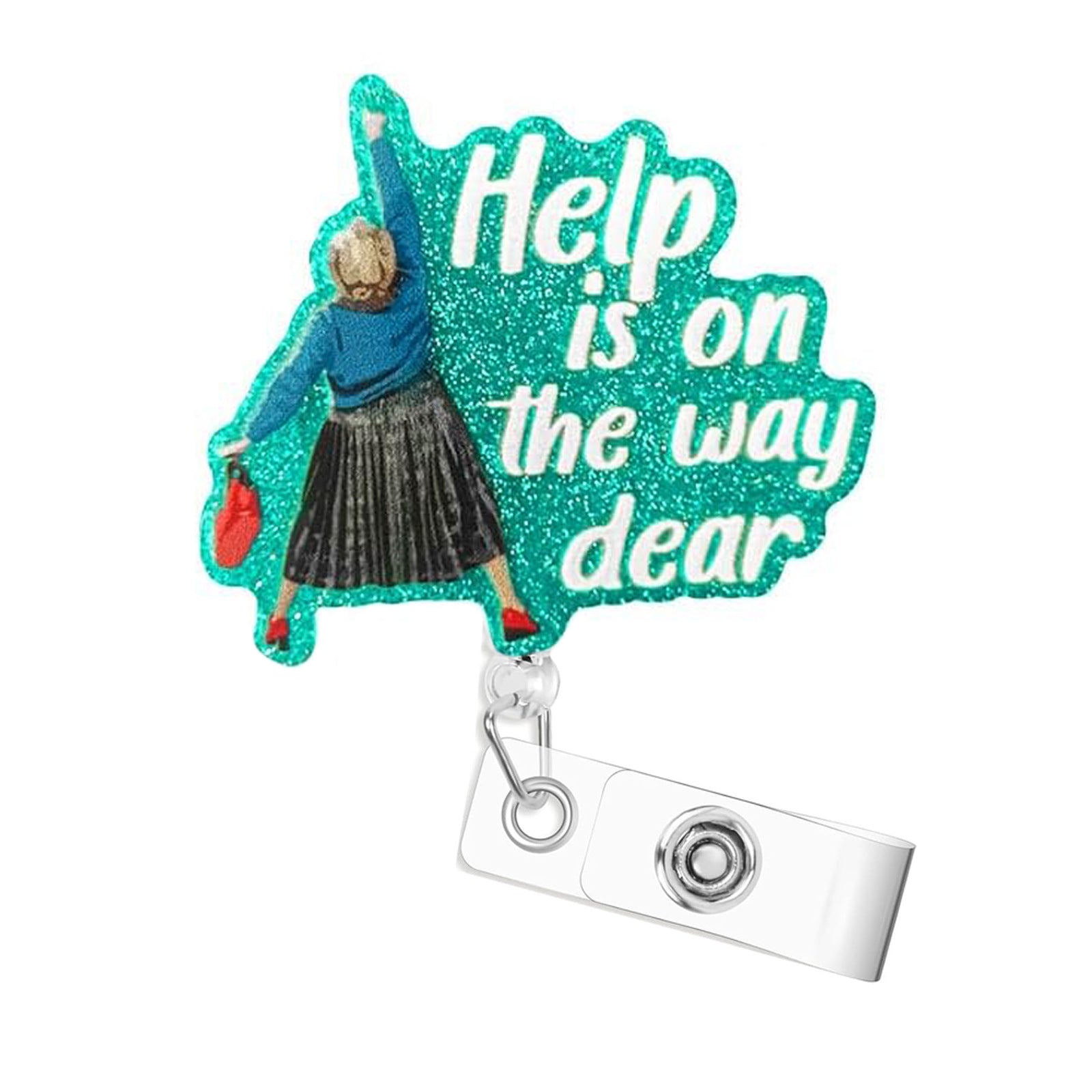 Wholesale Immediately help medical acrylic retractable clip easy pull buckle